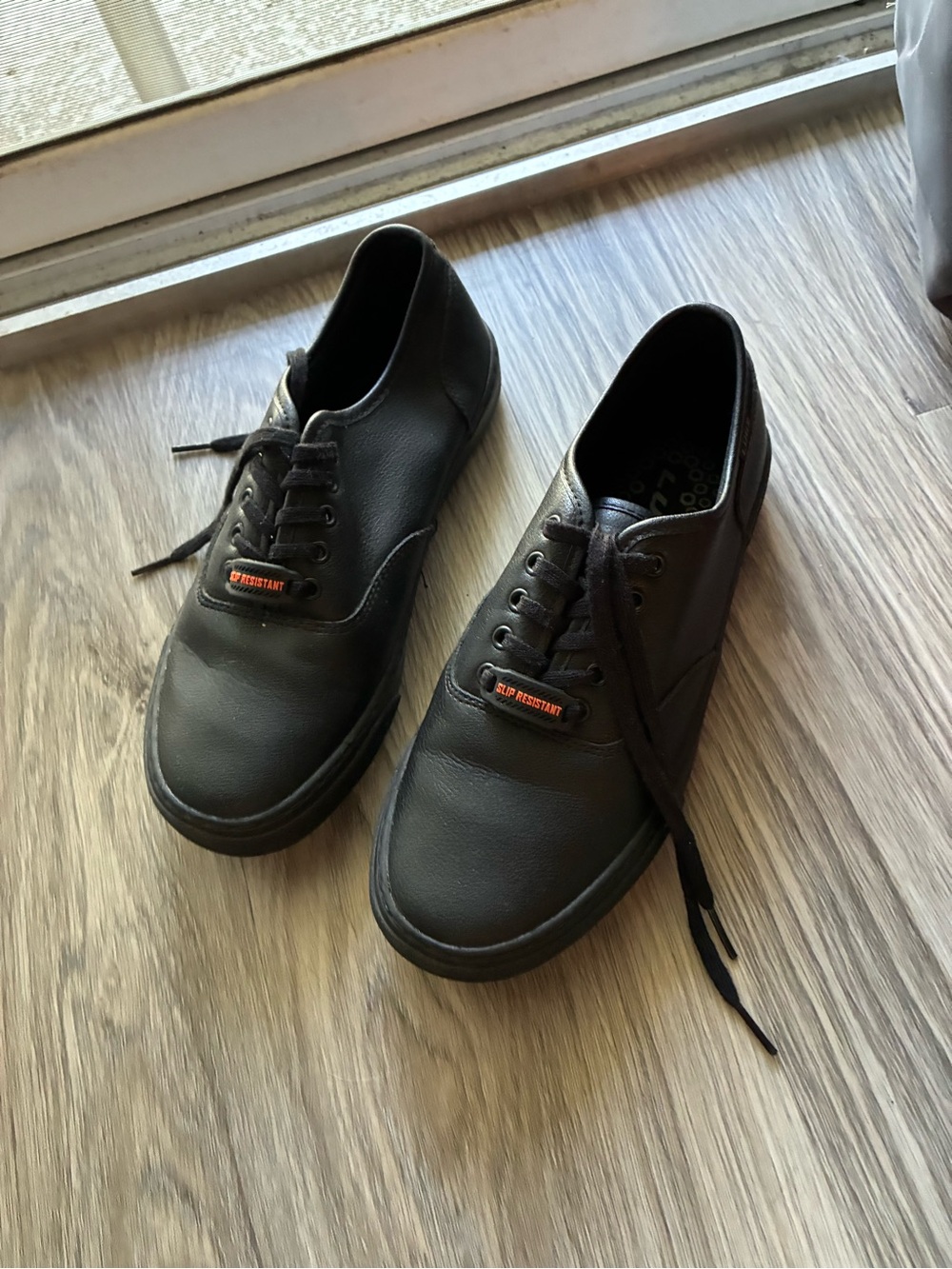 Lugz Black Slip-Resistant Lace-Up